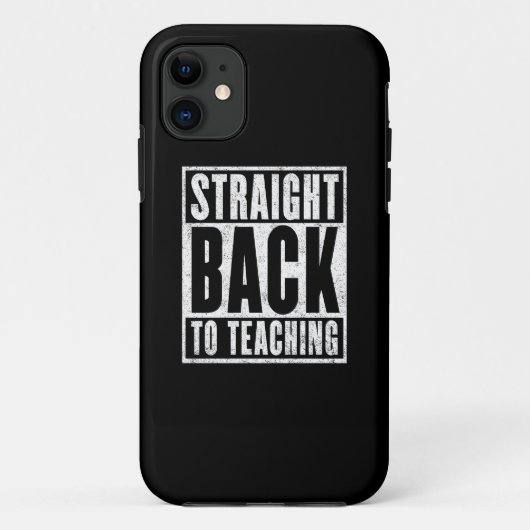 Terug naar het onderwijs (noodlijdend) Case-Mate iPhone case (Achterkant)