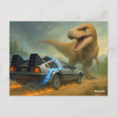 Terug naar het verleden briefkaart (Achterkant)