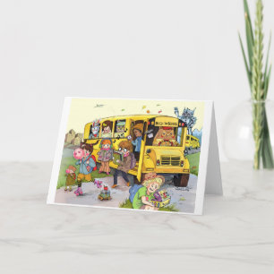 Terug naar het Wenskaart Stijl van School 80 Kaart