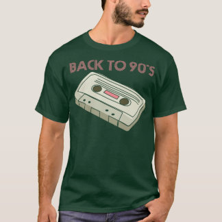 Terug naar jaren 90 Mixtape Cassette T-shirt