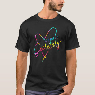 Terug naar kantoor secretaresse Tie Dye Waardering T-shirt