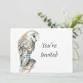 Terug naar Natuur, Schuur Uil, Vogel, Verjaardagsf Kaart (Staand voorkant)