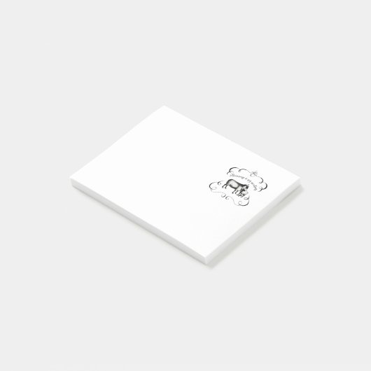 Terug naar onze schapen - grappig Frans Boerderij Post-it® Notes (Schuin)