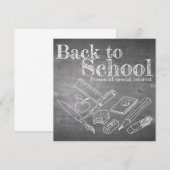 Terug naar school (Voorkant / Achterkant)