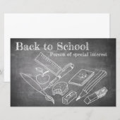Terug naar school (Voorkant / Achterkant)