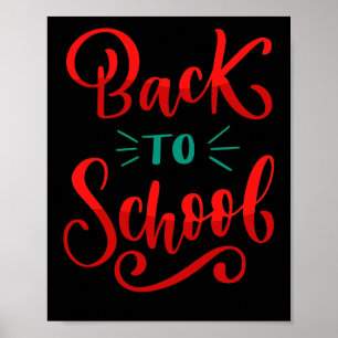 Terug naar school 19 poster