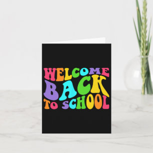 Terug naar school 1e dag van de school studenten l kaart