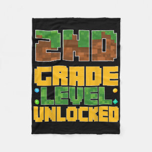 Terug naar school 2e klas jongens gamer eerste dag fleece deken