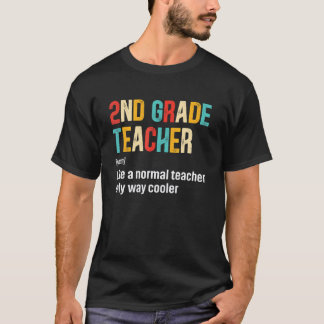 Terug naar school 2e klas lerarenteam definitie t-shirt