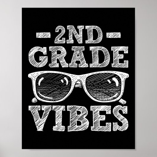 Terug naar school 2e klas poster (Voorkant)