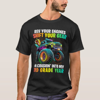 Terug naar school 3e klas Monster Truck Eerste dag T-shirt