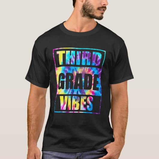 Terug naar school 3e klas Vibes First Day Docer K T-shirt (Voorkant)