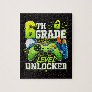 Terug naar school 6e zesde klas niveau ontgrendeld legpuzzel