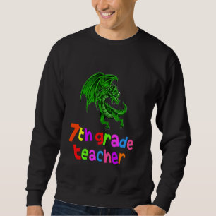 Terug naar school 7e graad leraar Epic Dragon Love Trui