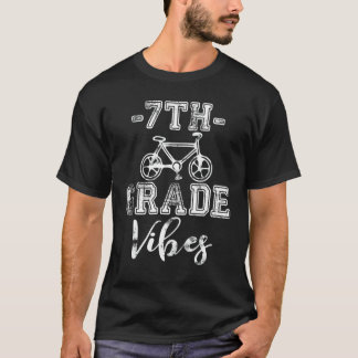 Terug naar school 7e klas sfeer eerste dag leraar t-shirt