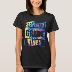 Terug naar school 7e klas sfeer eerste schooldag T T-shirt