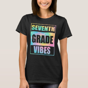 Terug naar school 7e klas Vibes First Day Teacher T-shirt