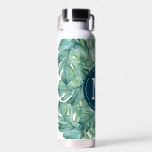 Terug naar school Aangepaste tropische bladeren Waterfles (Voorkant)