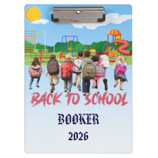 Terug-naar-school Aanpasbaar Klembord