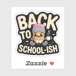 Terug naar School-achtige Funny Kawaii Pencil Sticker