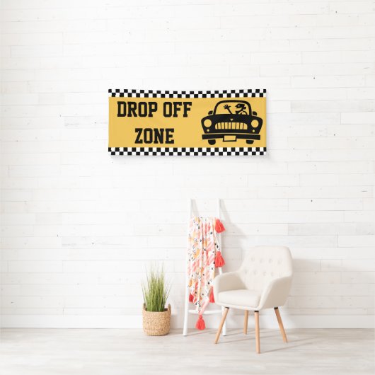 Terug naar school - Afkorting Zone Gecontroleerd R Spandoek (Insitu)