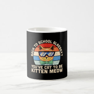 Terug naar school al Kitten Me Cataardige cadeau Koffiemok