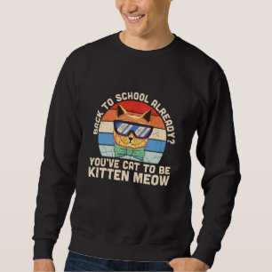 Terug naar school al Kitten Me Catteliefhebber Ges Trui