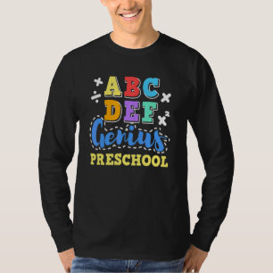 Terug naar school Alfabetisch genie Peuters T-shirt