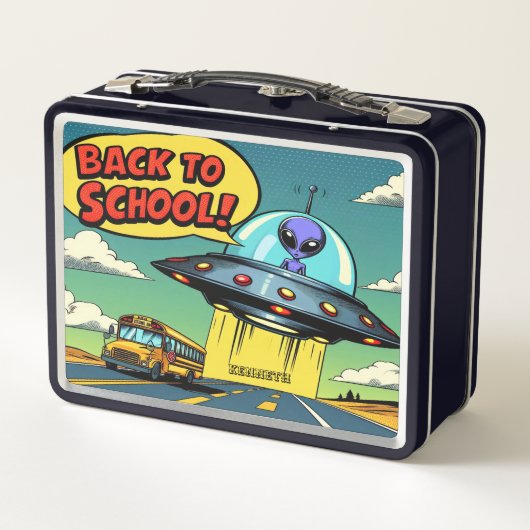 Terug naar school - Alien Style! (Achterkant)