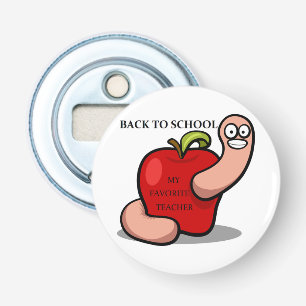 "TERUG NAAR SCHOOL" APPARAAT BUTTON FLESOPENER