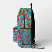 Terug naar School Appels & Potloden – Fun Pattern  Bedrukte Rugzak (Rechts)