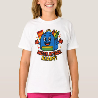 Terug naar School Backpack Design T-shirt
