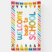 Terug naar school banner (Verticaal)