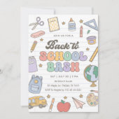 Terug naar school Bash Kaart (Voorkant)