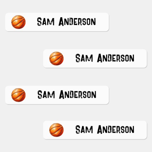 Terug naar school Basketbal Kinder naam Labels (Groep)