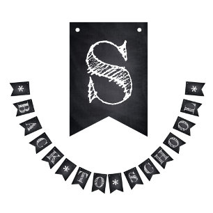 Terug naar School Blackboard Classroom Decoration Vlaggetjes