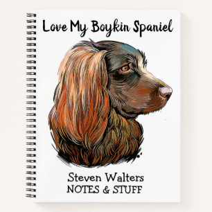 Terug naar school Boykin Spaniel notitieboek
