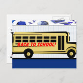 Terug naar School Briefkaart (Voorkant / Achterkant)