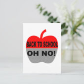 Terug naar school briefkaart (Staand voorkant)