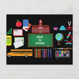 Terug naar School Briefkaart