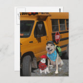 Terug naar School Briefkaart (Voorkant / Achterkant)