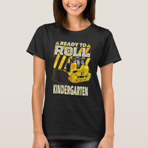 Terug naar school Bulldozer klaar om te rollen kl T-shirt