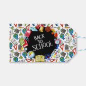 Terug naar school cadeaulabel (Voorkant (Horizontaal))