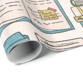 Terug naar School Cadeauverpakking Cadeaupapier (Rol Hoek)