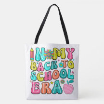 Terug naar school Canvas tas