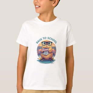 Terug naar school Capybara - schattig dier T-shirt