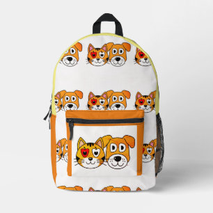 Terug naar school cartoon Print Cut Sew Rugzak
