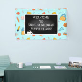 Terug naar School Classroom Decor Teacher Spandoek (Beurs)