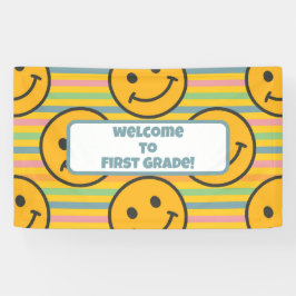 Terug naar School Classroom Teacher Boho Retro Spandoek