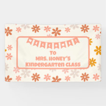 Terug naar School Classroom Teacher Boho Retro